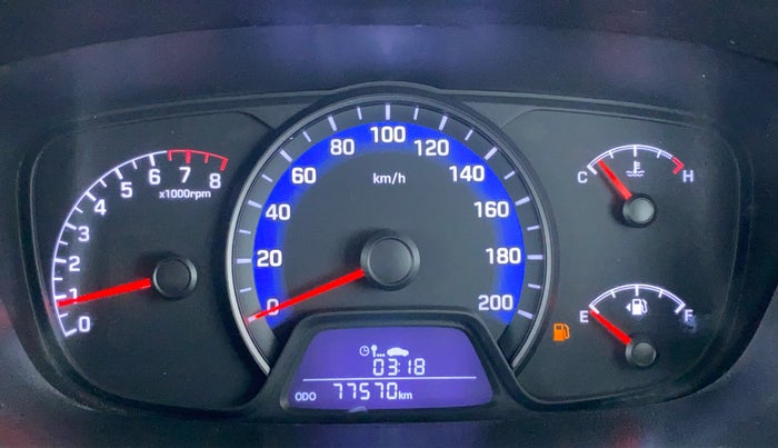 2014 Hyundai Xcent SX 1.2 OPT, Petrol, Manual, 77,647 km, Odometer Image