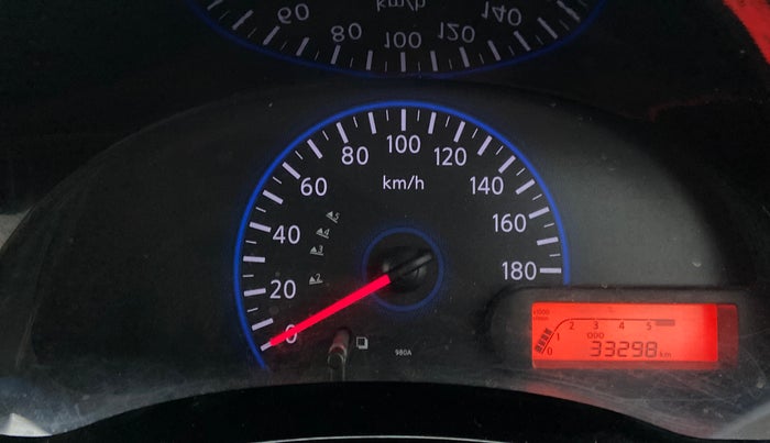 2017 Datsun Go T, Petrol, Manual, 33,298 km, Odometer Image
