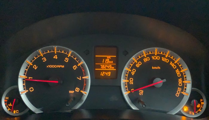 2012 Maruti Swift VXI, Petrol, Manual, 78,249 km, Odometer Image