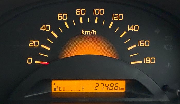 2010 Maruti Wagon R 1.0 LXI, Petrol, Manual, 27,970 km, Odometer Image