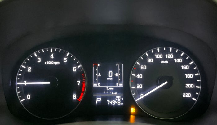 2016 Hyundai Creta SX PLUS AT 1.6 PETROL, Petrol, Automatic, 74,950 km, Odometer Image