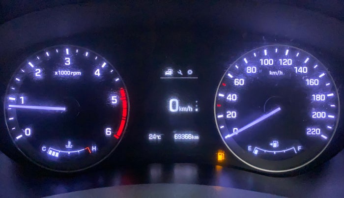 2016 Hyundai Elite i20 ASTA 1.4 CRDI (O), Diesel, Manual, 69,366 km, Odometer Image