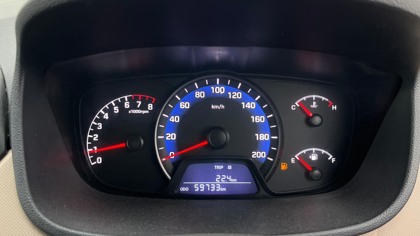 2016 Hyundai Xcent SX 1.2, Petrol, Manual, 59,711 km, Odometer Image