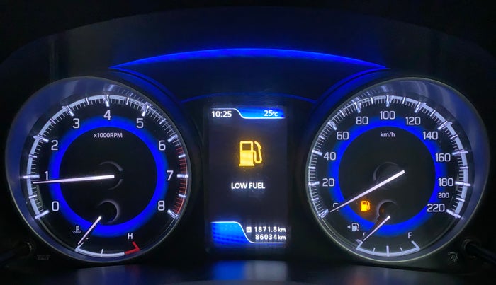 2016 Maruti Baleno ALPHA PETROL 1.2, Petrol, Manual, 86,033 km, Odometer Image