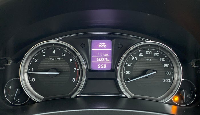 2015 Maruti Ciaz VXI PLUS, Petrol, Manual, 73,292 km, Odometer Image