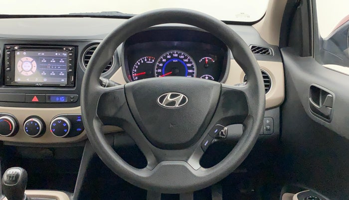 2015 Hyundai Grand i10 MAGNA 1.2 KAPPA VTVT, Petrol, Manual, 14,008 km, Steering Wheel Close Up