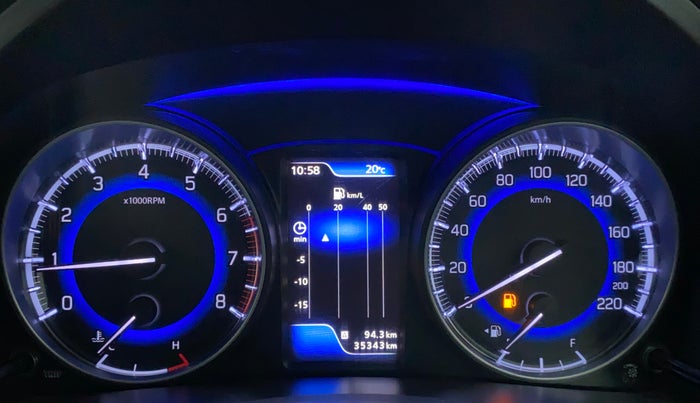 2018 Maruti Baleno ALPHA PETROL 1.2, Petrol, Manual, 35,342 km, Odometer Image