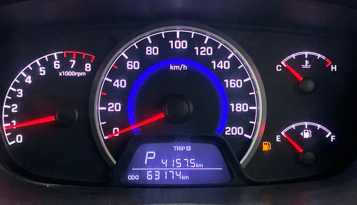 2018 Hyundai Grand i10 SPORTZ AT 1.2 KAPPA VTVT, Petrol, Automatic, 63,174 km, Odometer Image
