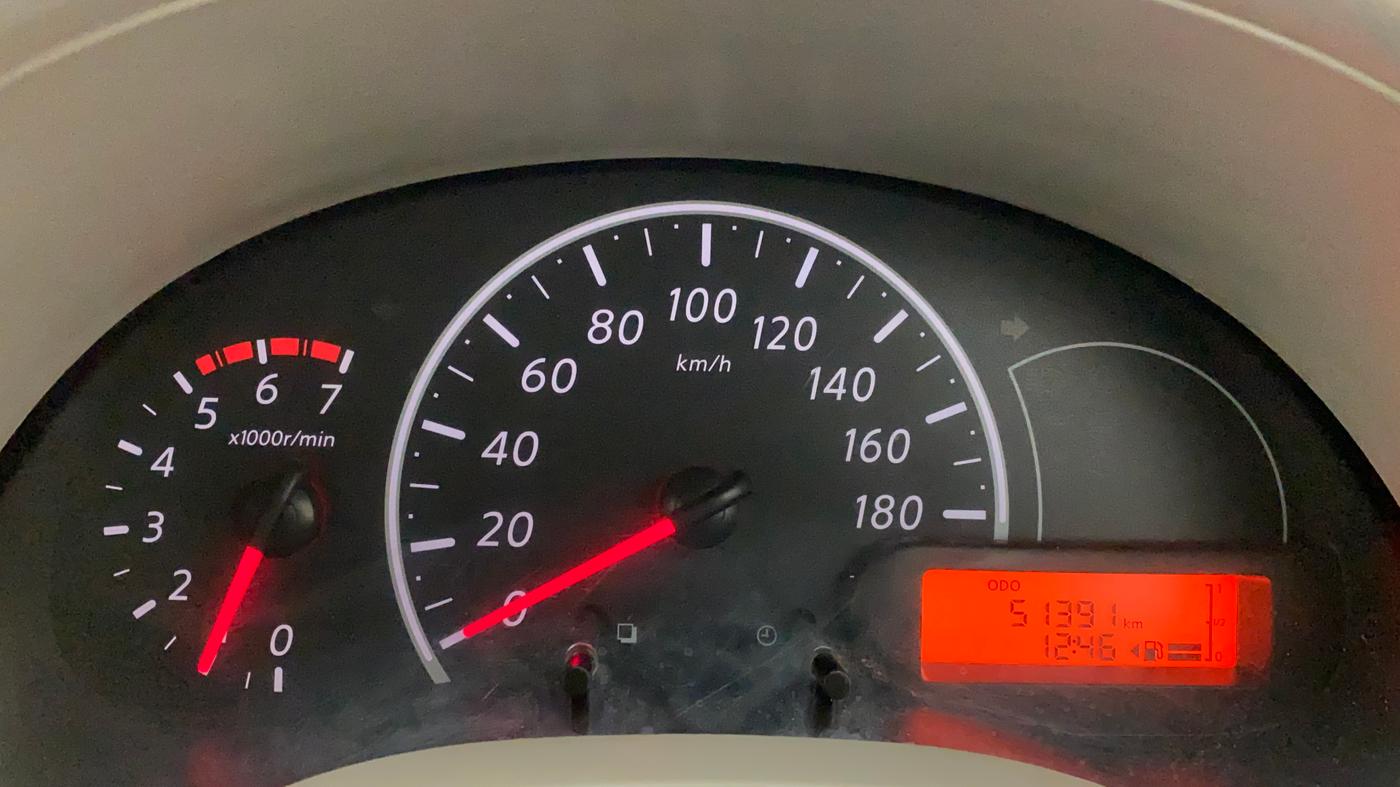2014 Nissan Micra Active XV, Petrol, Manual, 51,391 km, Odometer Image