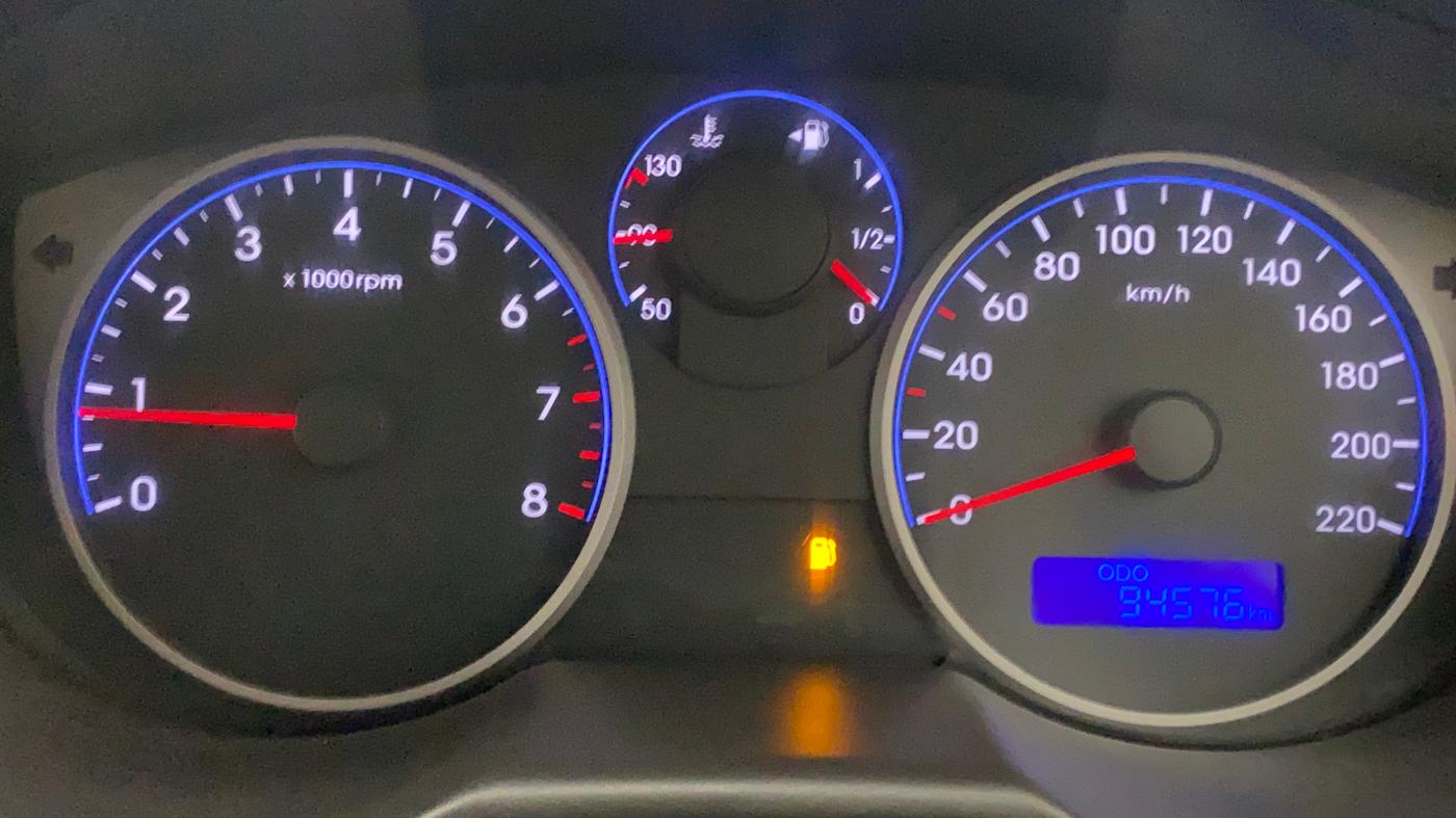 2012 Hyundai i20 MAGNA (O) 1.2, Petrol, Manual, 94,576 km, Odometer Image