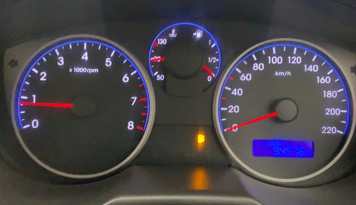 2012 Hyundai i20 MAGNA (O) 1.2, Petrol, Manual, 94,576 km, Odometer Image