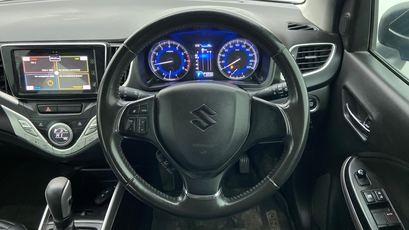 2018 Maruti Baleno ALPHA CVT PETROL 1.2, Petrol, Automatic, 54,210 km, Steering Wheel Close Up