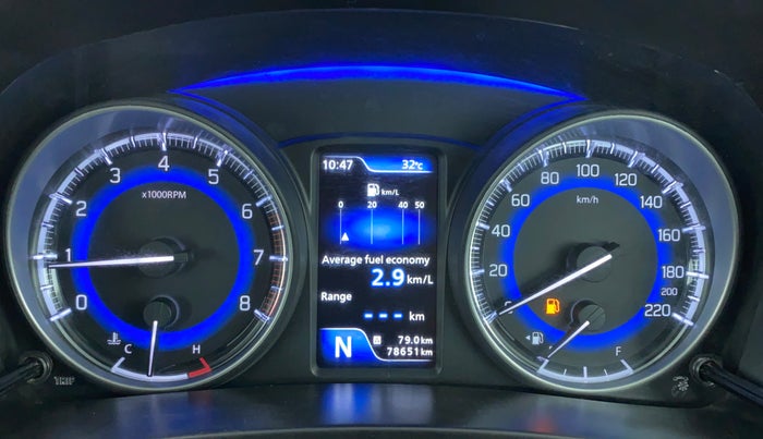 2017 Maruti Baleno ZETA 1.2 K12 AMT, Petrol, Automatic, Odometer Image