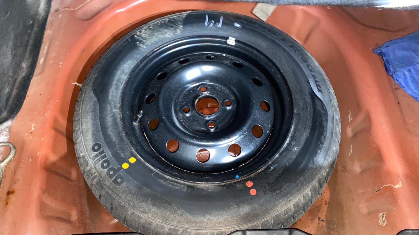 2019 Maruti Dzire VXI, Petrol, Manual, 63,555 km, Spare Tyre