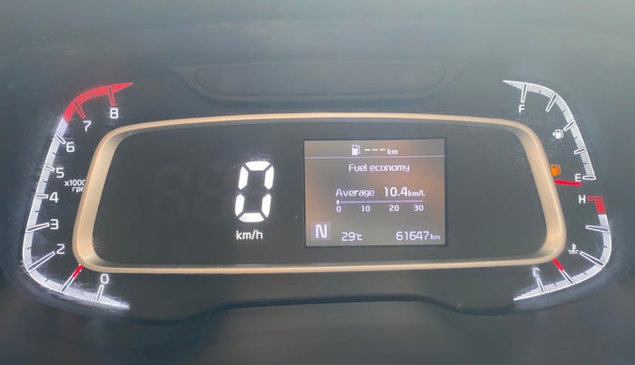 2021 KIA SONET HTX 1.0 IMT, Petrol, Manual, 61,612 km, Odometer Image