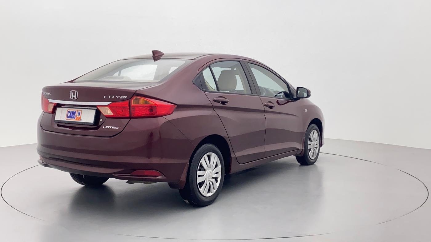 2014 Honda City SV MT DIESEL, Diesel, Manual, 62,269 km, Right Back Diagonal (45- Degree) View