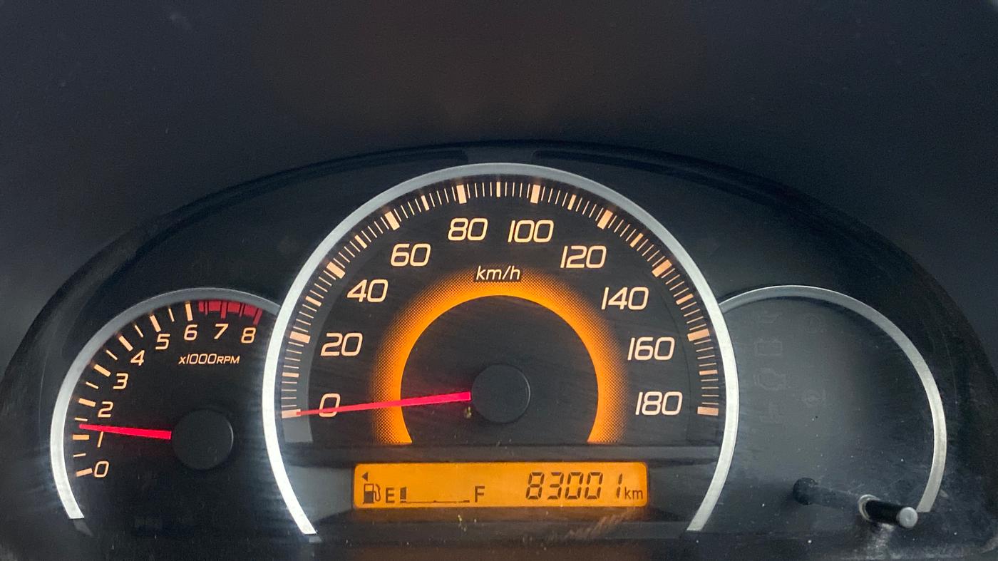 2011 Maruti Wagon R 1.0 VXI, Petrol, Manual, 83,001 km, Odometer Image