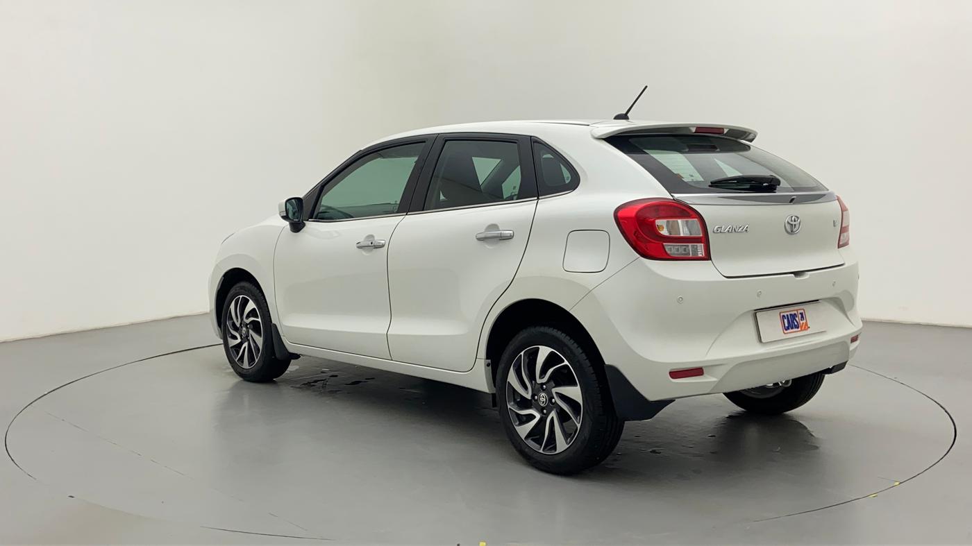 2021 Toyota Glanza V CVT, Petrol, Automatic, 4,768 km, Left Back Diagonal