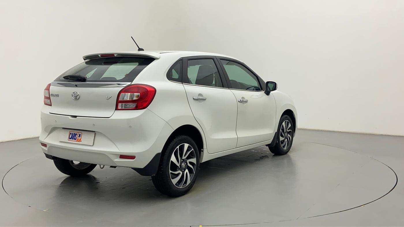 2021 Toyota Glanza V CVT, Petrol, Automatic, 4,768 km, Right Back Diagonal