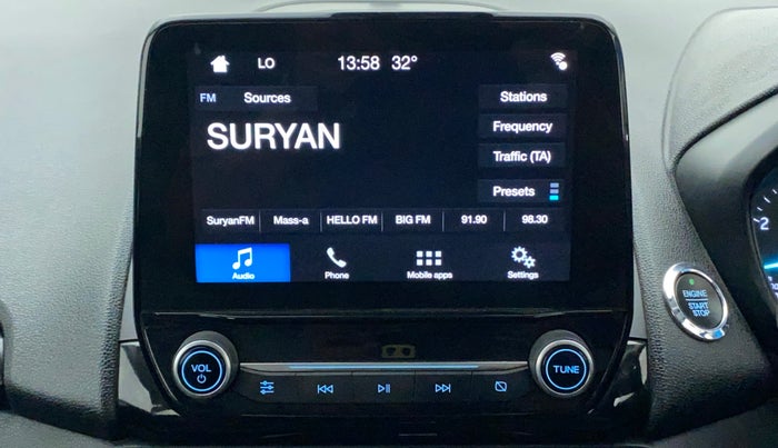 2018 Ford Ecosport TITANIUM + 1.5L PETROL AT, Petrol, Automatic, 42,096 km, Infotainment System