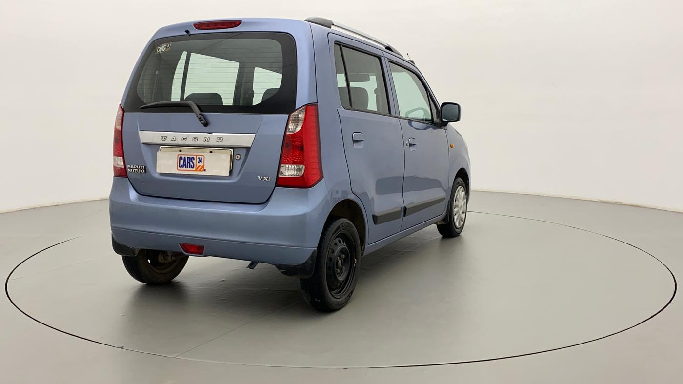 2010 Maruti Wagon R 1.0 VXI, Petrol, Manual, 76,423 km, Right Back Diagonal