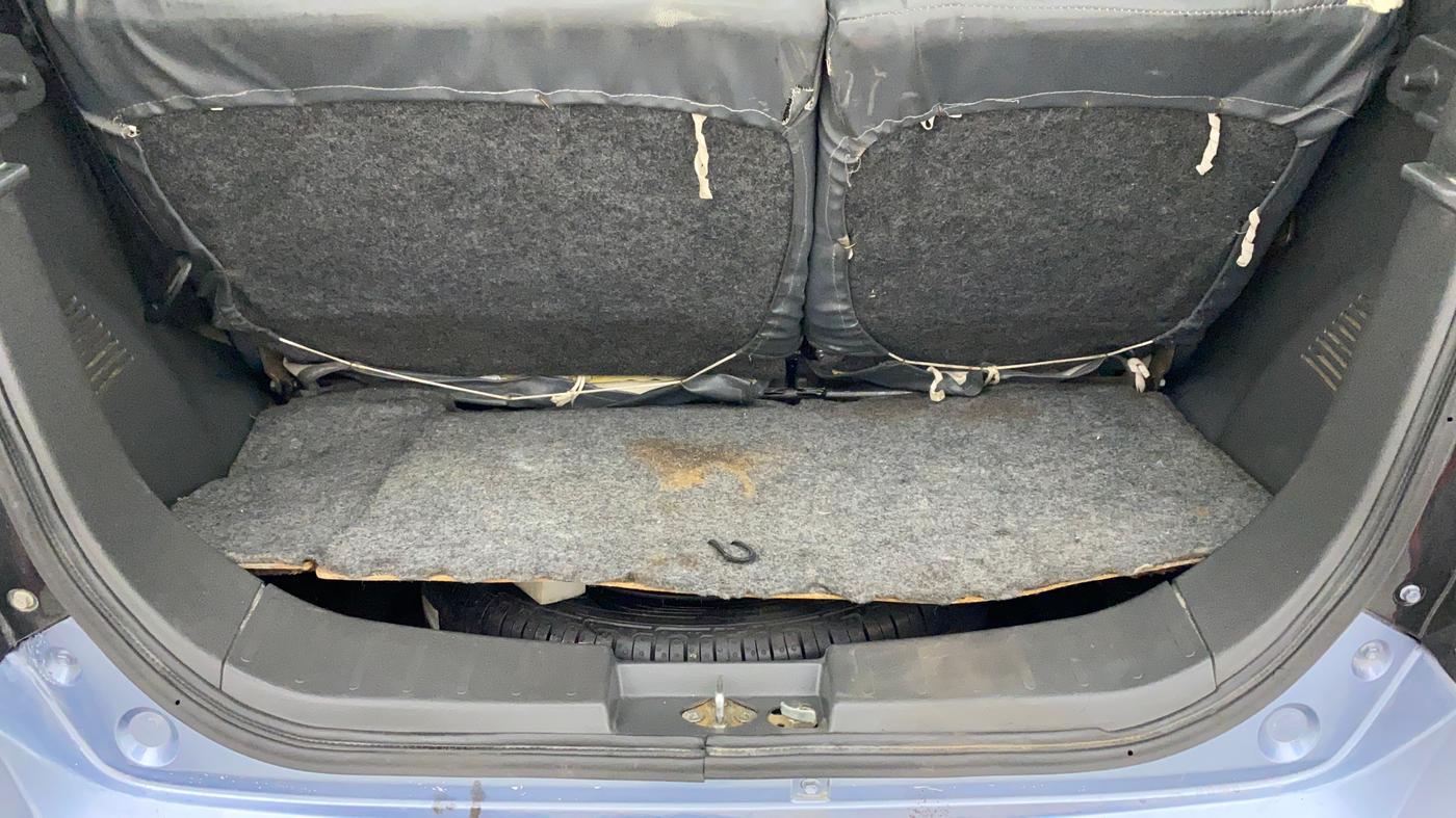 2010 Maruti Wagon R 1.0 VXI, Petrol, Manual, 76,423 km, Boot Inside