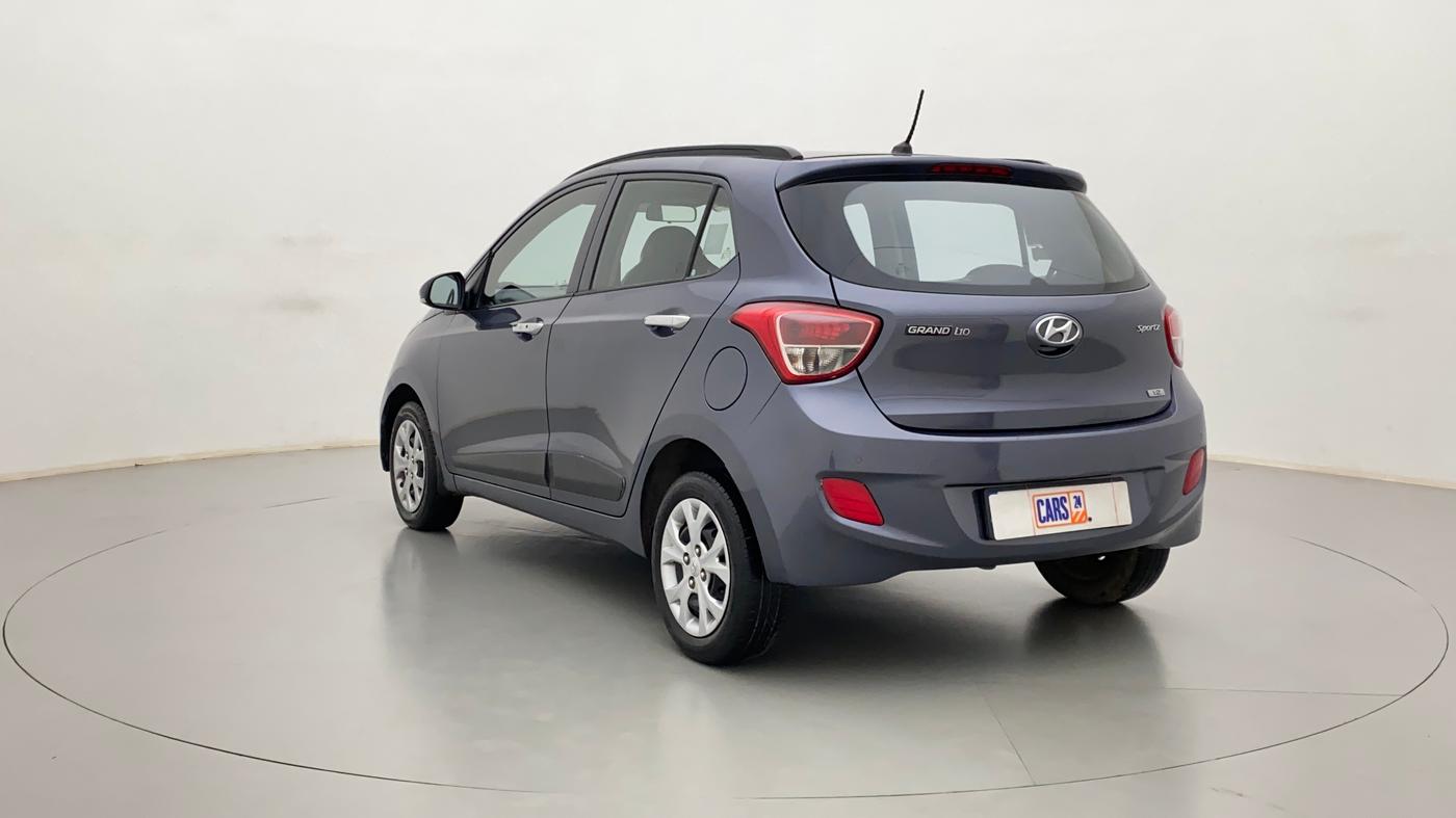 2014 Hyundai Grand i10 SPORTZ 1.2 KAPPA VTVT, Petrol, Manual, 48,233 km, Left Back Diagonal