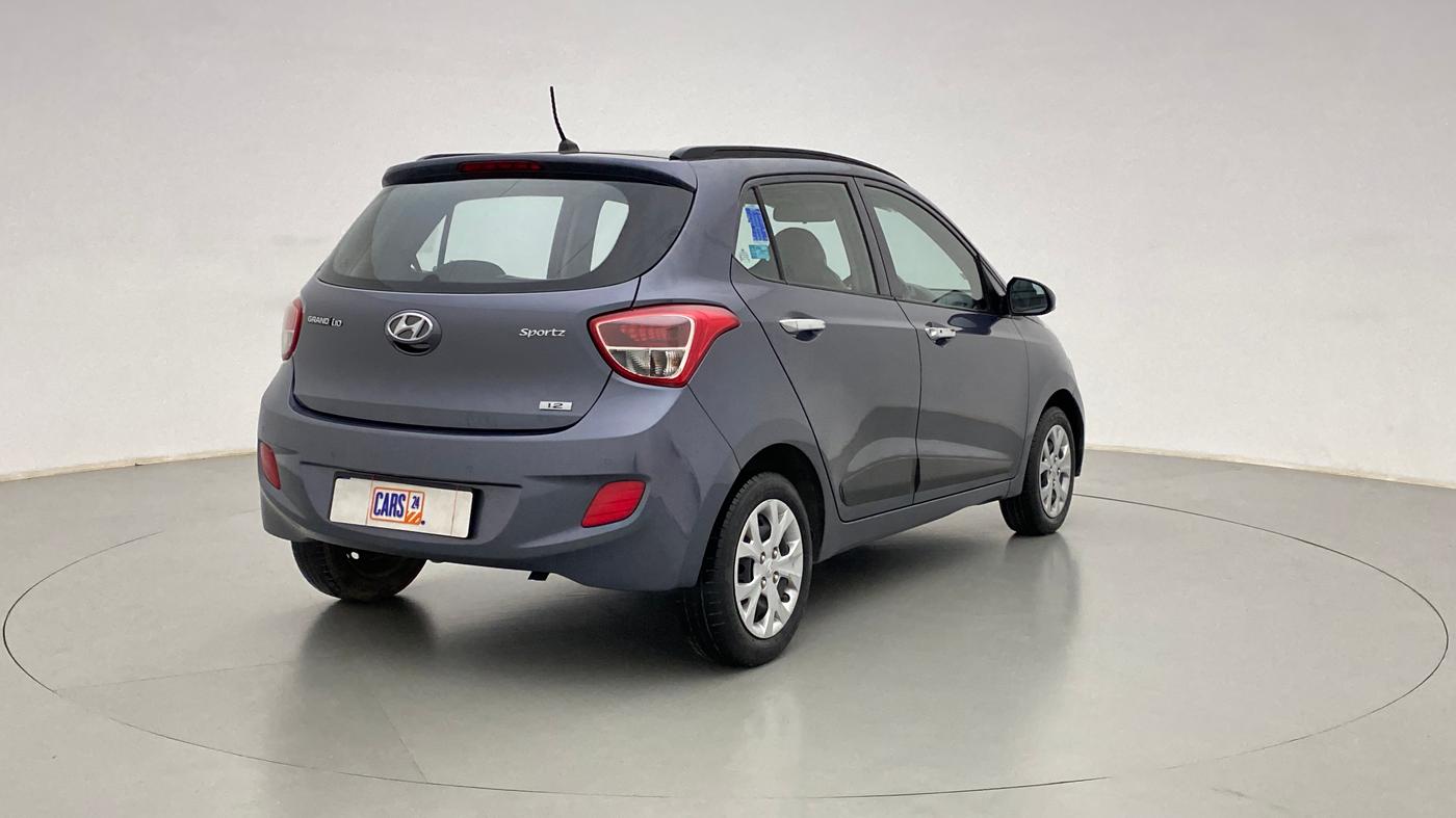 2014 Hyundai Grand i10 SPORTZ 1.2 KAPPA VTVT, Petrol, Manual, 48,233 km, Right Back Diagonal