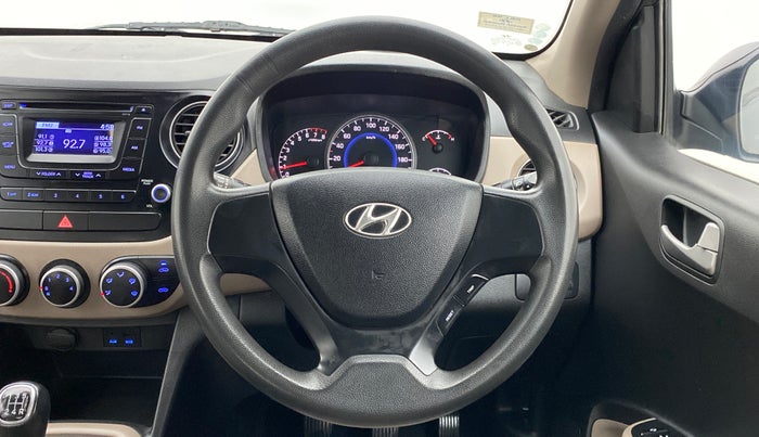 2014 Hyundai Grand i10 SPORTZ 1.2 KAPPA VTVT, Petrol, Manual, 48,233 km, Steering Wheel Close Up