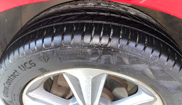 2019 Hyundai Verna 1.6 VTVT SX O, Petrol, Manual, 51,021 km, Left Front Tyre Tread