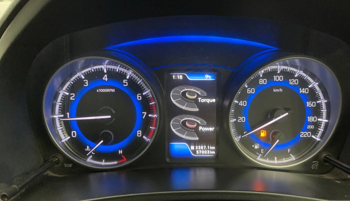 2020 Toyota Glanza G, Petrol, Manual, 56,997 km, Odometer Image
