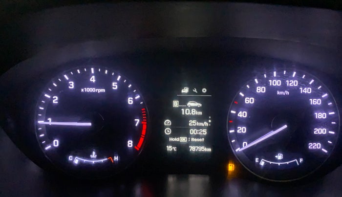 2015 Hyundai Elite i20 ASTA 1.2, Petrol, Manual, 78,784 km, Odometer Image