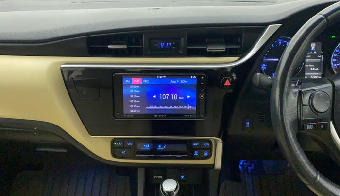 2018 Toyota Corolla Altis VL CVT PETROL, Petrol, Automatic, 77,581 km, Air Conditioner