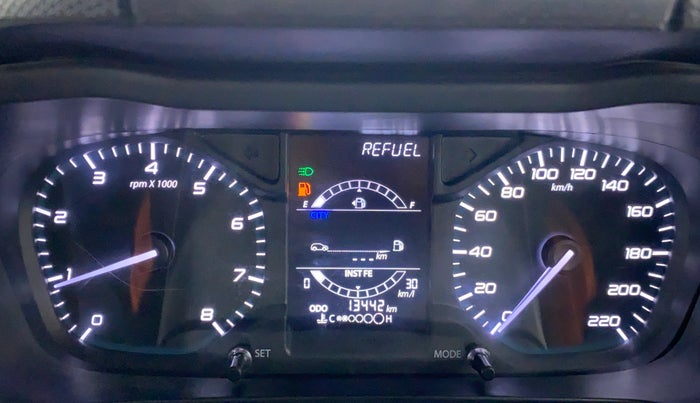 2021 Tata ALTROZ XT 1.2, Petrol, Manual, 13,420 km, Odometer Image