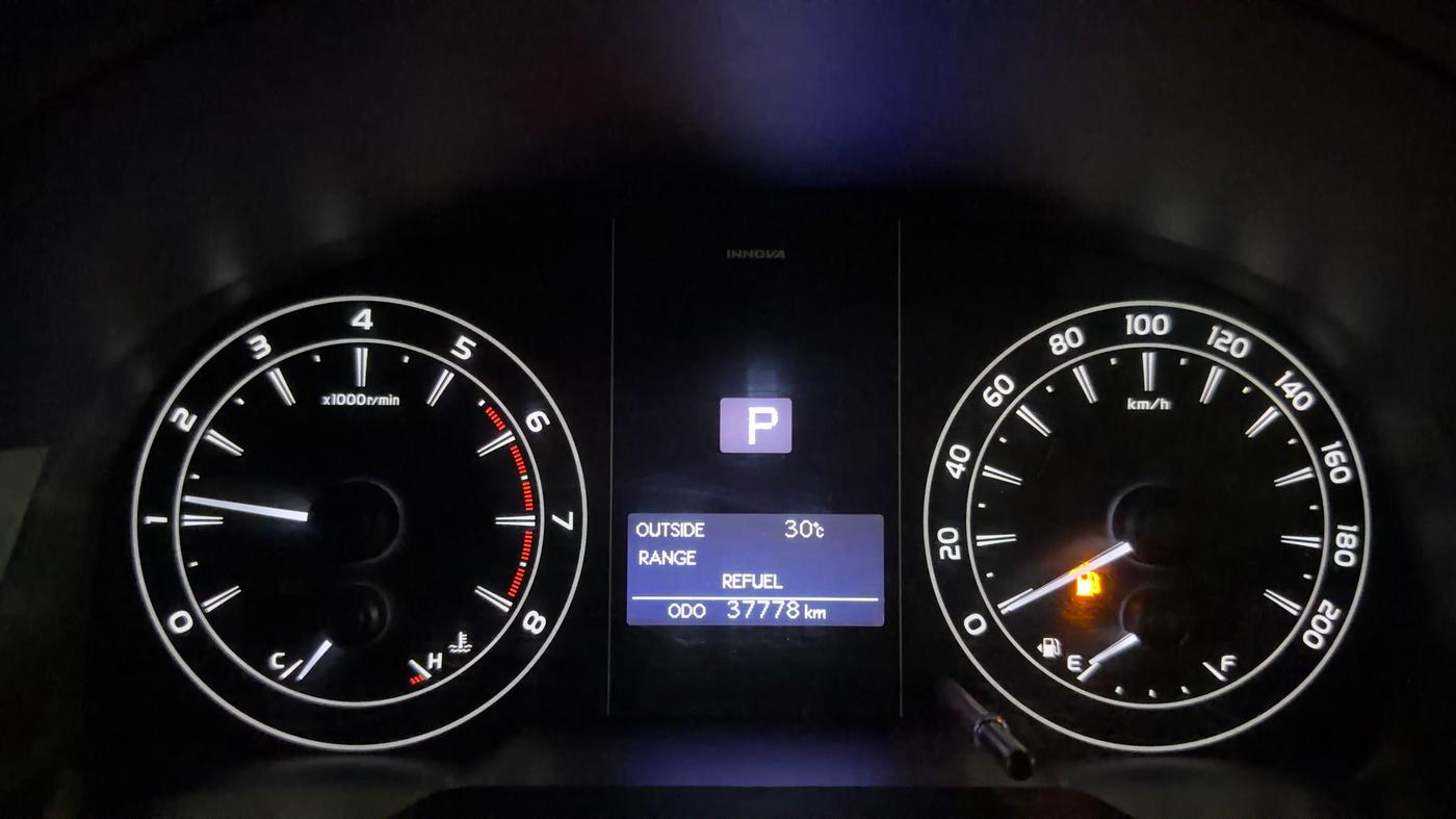 2019 Toyota Innova Crysta 2.7 GX AT 7 STR, Petrol, Automatic, 37,755 km, Odometer Image