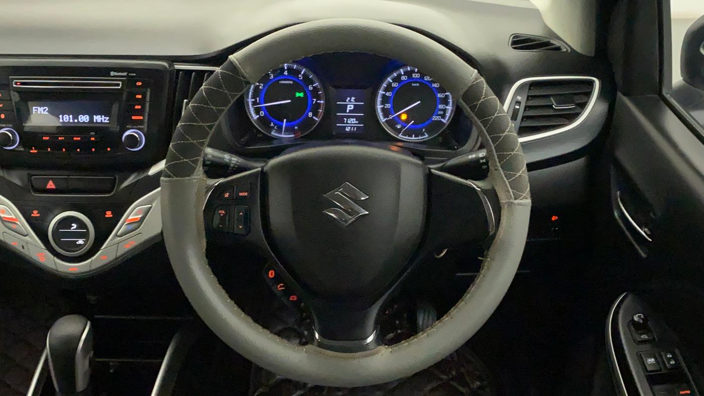 2018 Maruti Baleno DELTA CVT PETROL 1.2, Petrol, Automatic, 7,120 km, Steering Wheel Close Up