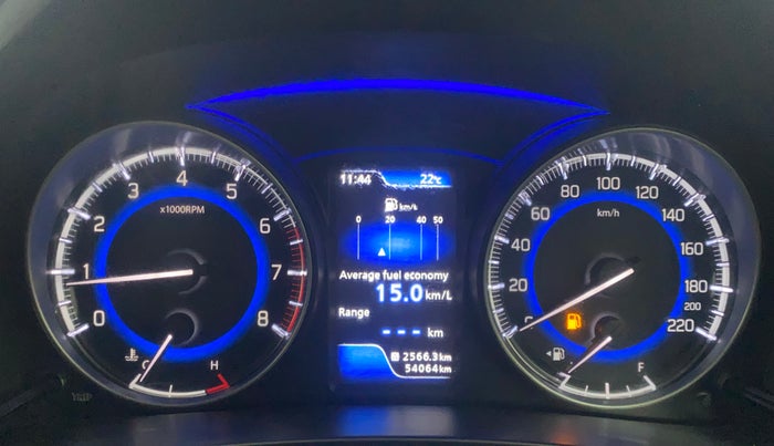 2017 Maruti Baleno ALPHA PETROL 1.2, Petrol, Manual, 54,030 km, Odometer Image
