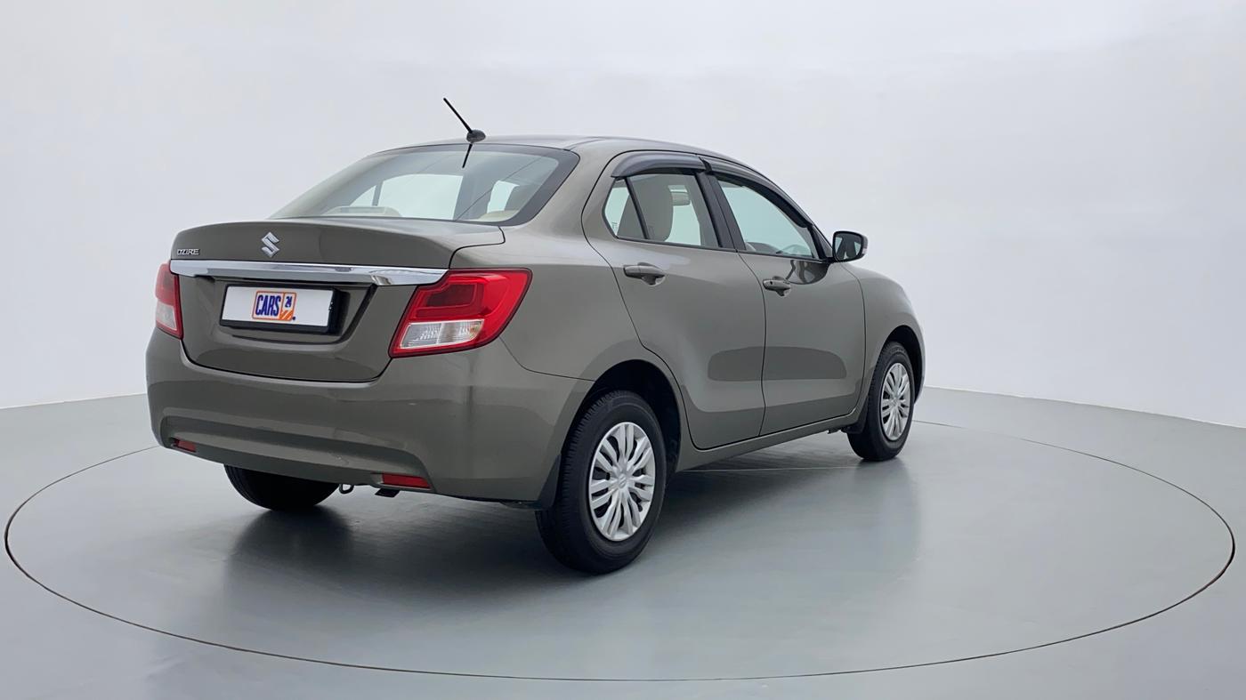 2020 Maruti Dzire VXI AMT, Petrol, Automatic, 3,492 km, Right Back Diagonal (45- Degree) View