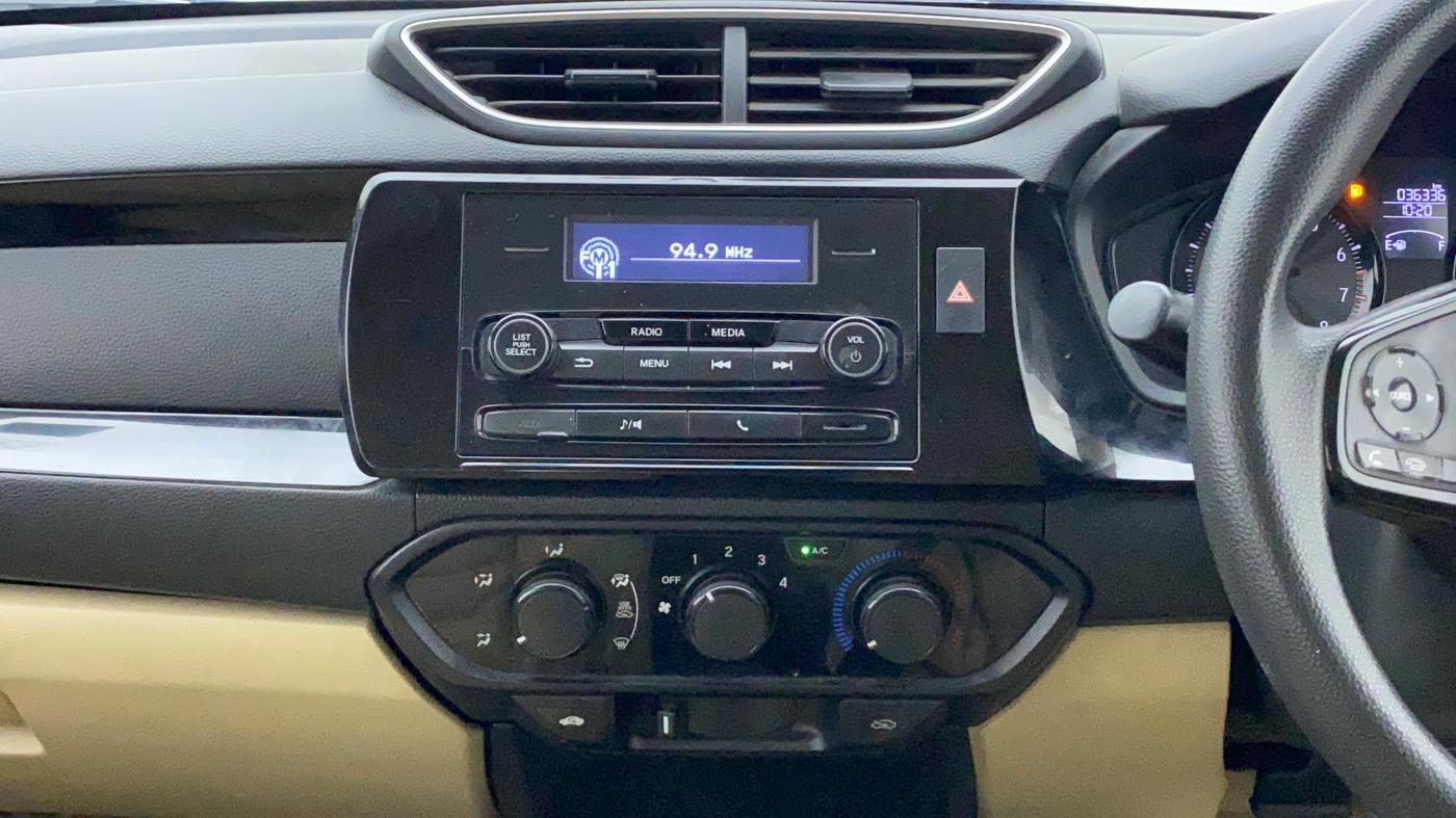 2018 Honda Amaze 1.2L I-VTEC S, Petrol, Manual, 36,336 km, Air Conditioner