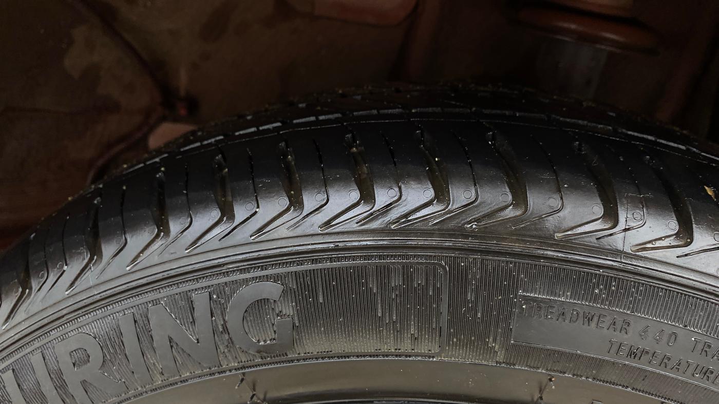2022 Tata Tiago XZA PLUS PETROL, Petrol, Automatic, 45,968 km, Left Rear Tyre Tread