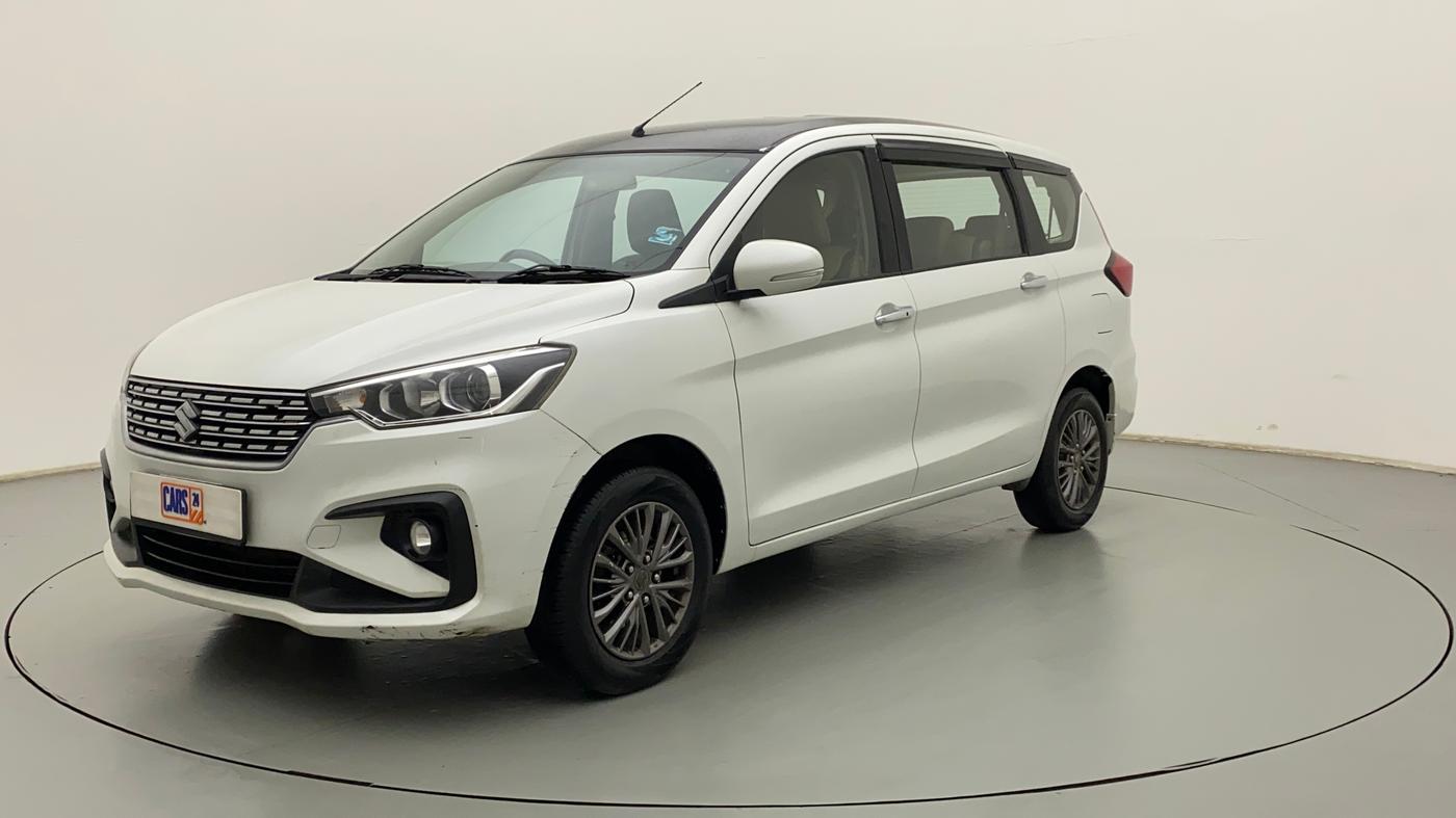 2019 Maruti Ertiga ZXI+ SHVS, Petrol, Manual, 55,673 km, Left Front Diagonal