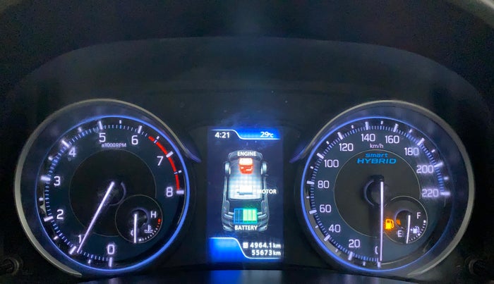 2019 Maruti Ertiga ZXI+ SHVS, Petrol, Manual, 55,673 km, Odometer Image