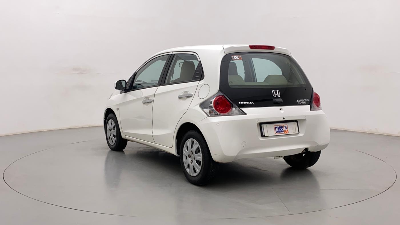 2012 Honda Brio S MT, Petrol, Manual, 53,985 km, Left Back Diagonal