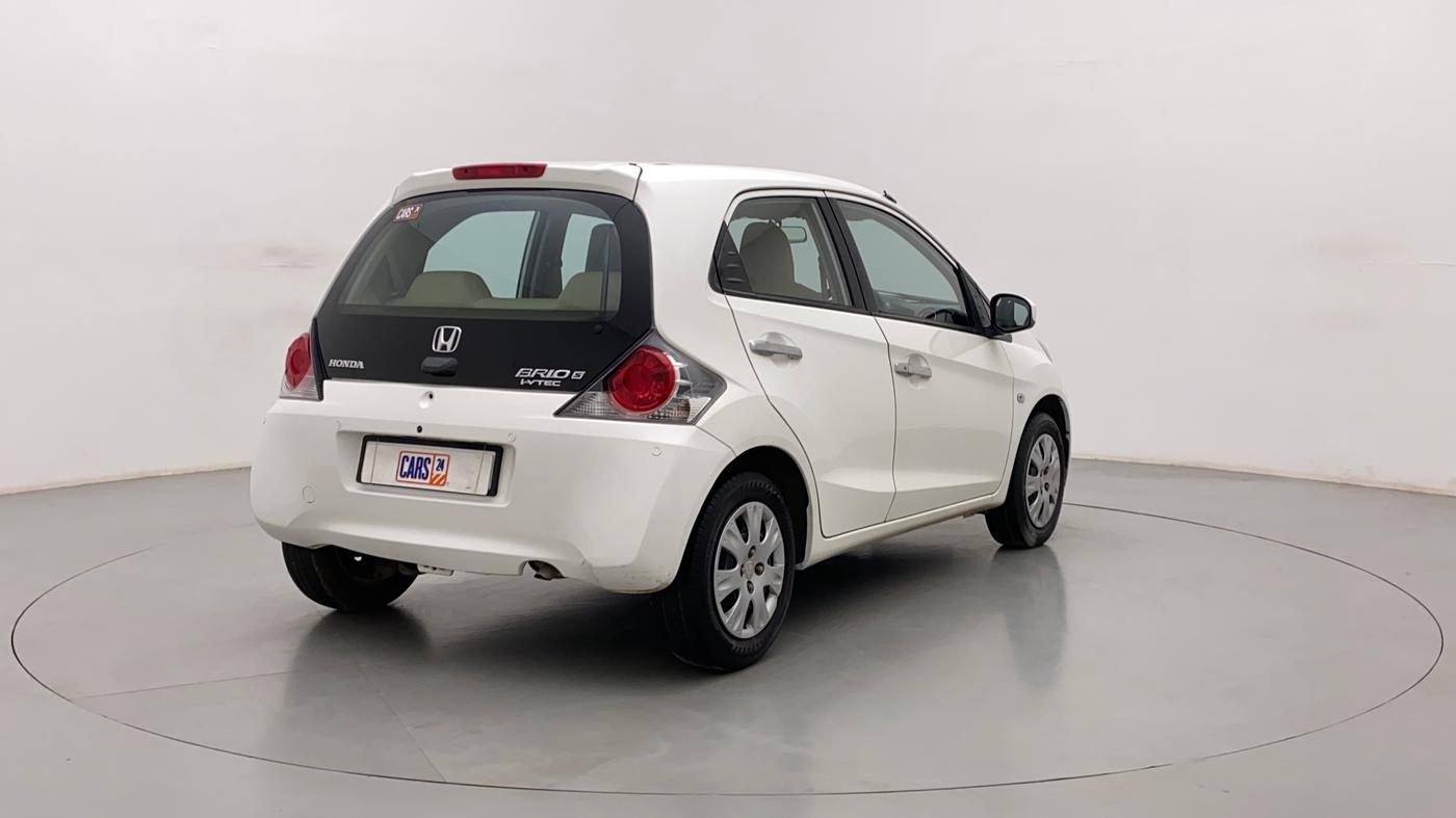 2012 Honda Brio S MT, Petrol, Manual, 53,985 km, Right Back Diagonal