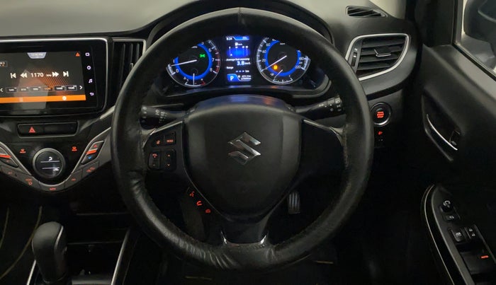 2021 Maruti Baleno ZETA CVT PETROL 1.2, Petrol, Automatic, 27,866 km, Steering Wheel Close Up