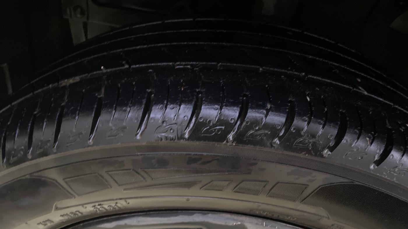 2021 Maruti Vitara Brezza VXI, Petrol, Manual, 38,673 km, Left Front Tyre Tread