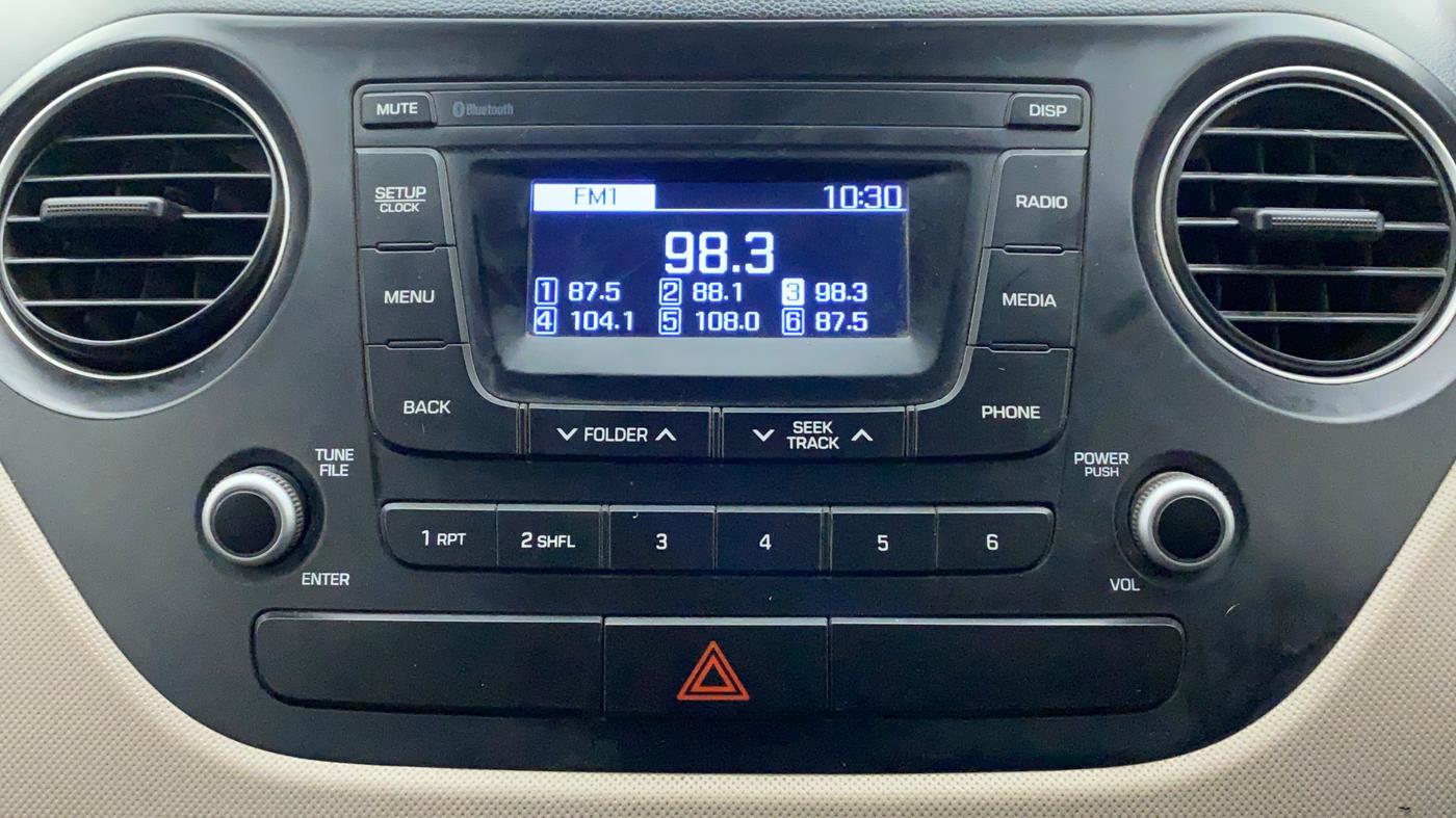 2018 Hyundai Xcent S 1.2, CNG, Manual, 1,03,344 km, Infotainment System