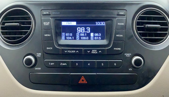 2018 Hyundai Xcent S 1.2, CNG, Manual, 1,03,344 km, Infotainment System