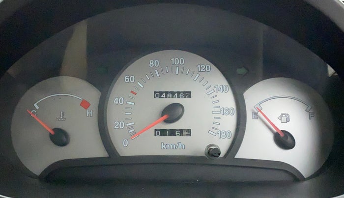 2012 Hyundai Santro Xing GL PLUS, Petrol, Manual, 48,601 km, Odometer Image