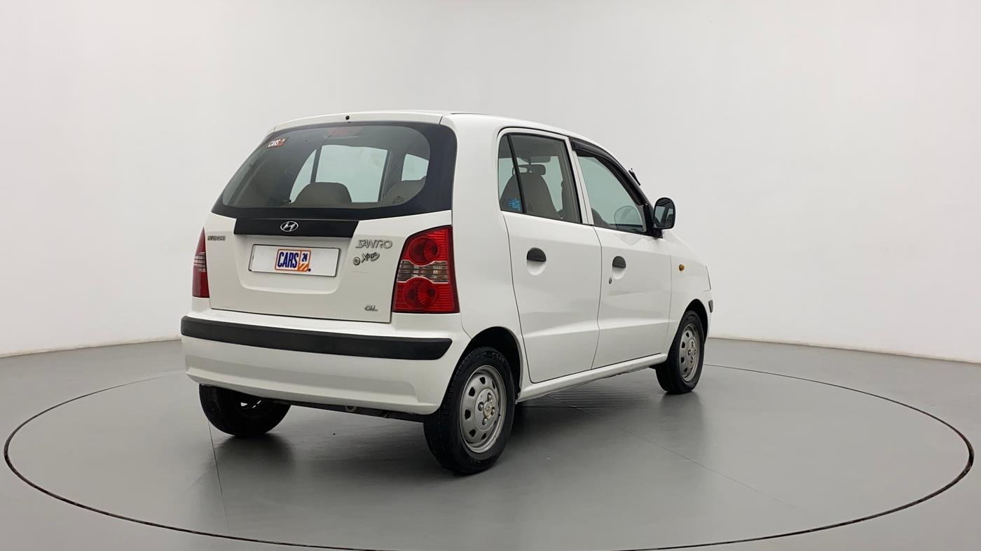 2012 Hyundai Santro Xing GL PLUS, Petrol, Manual, 48,601 km, Right Back Diagonal